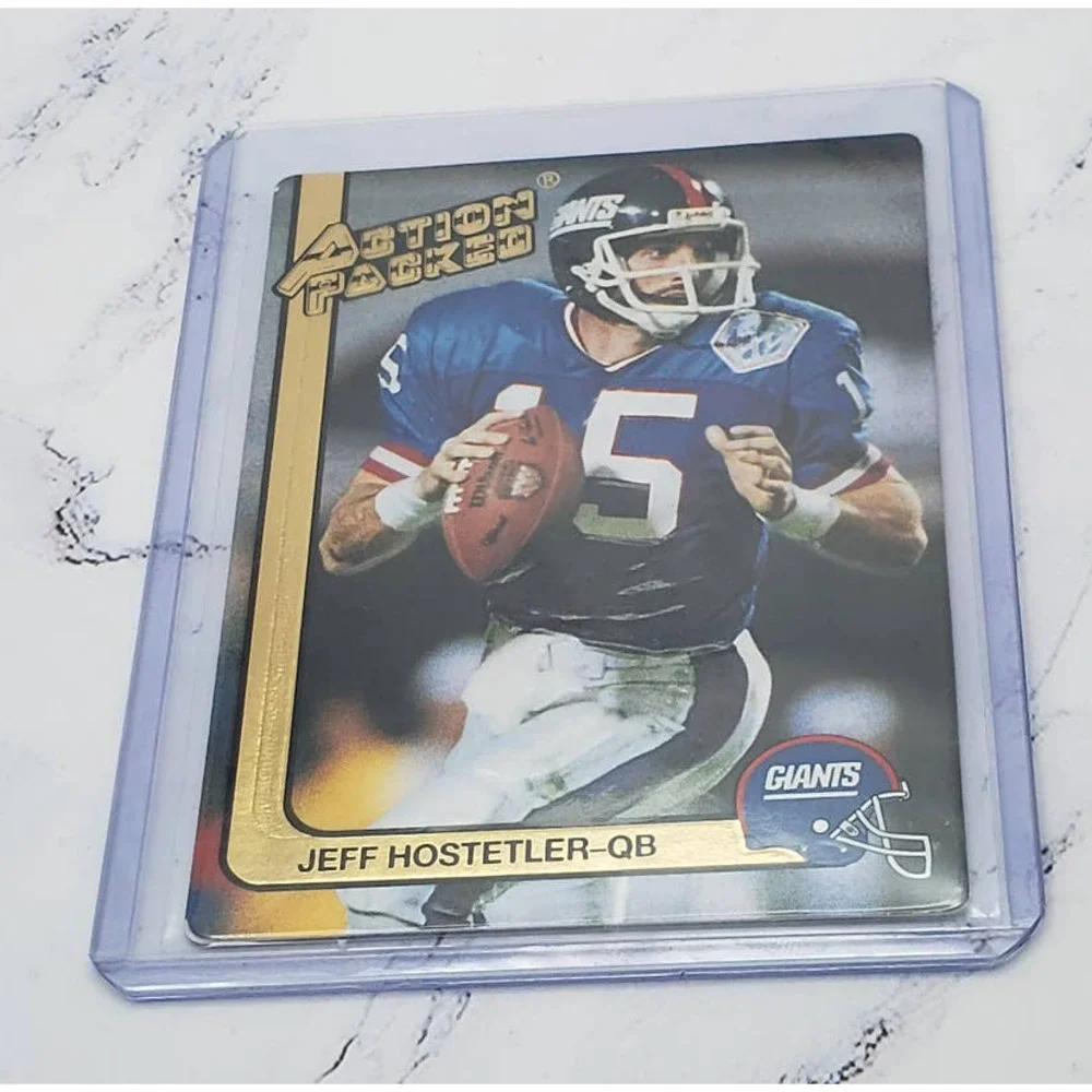 1991 Action Packed NFL Football #183 Jeff Hostetler - NY Giants